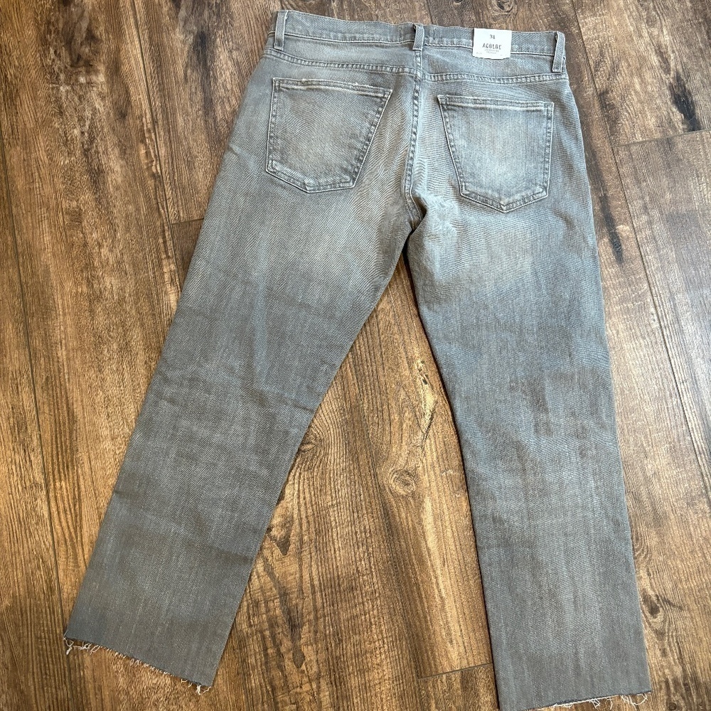 NEW AGOLDE Slim Fit Bedford Grey Denim Women's Size 31 - Picture 10 of 16